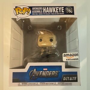 🏹586 Funko Pop Marvel Avengers Assemble: Hawkeye Deluxe Amazon Exclusive 🏹
